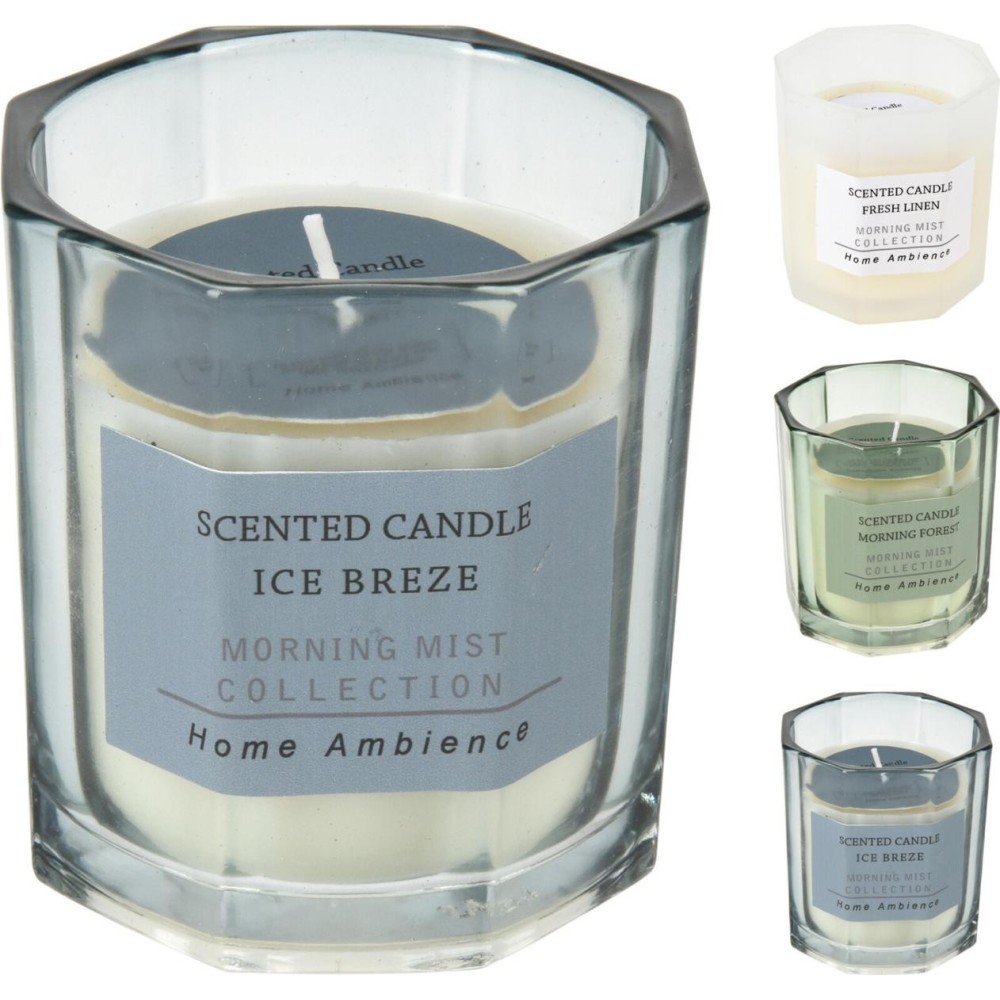 CANDELA IN VETRO 8CM 3ASS